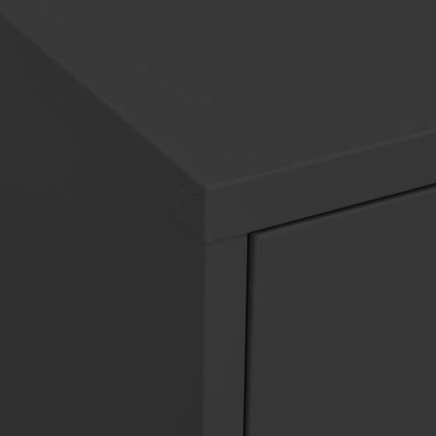 Lady Jillian -  Storage Cabinet Anthracite 80x35x101,5 cm Steel - Model 3